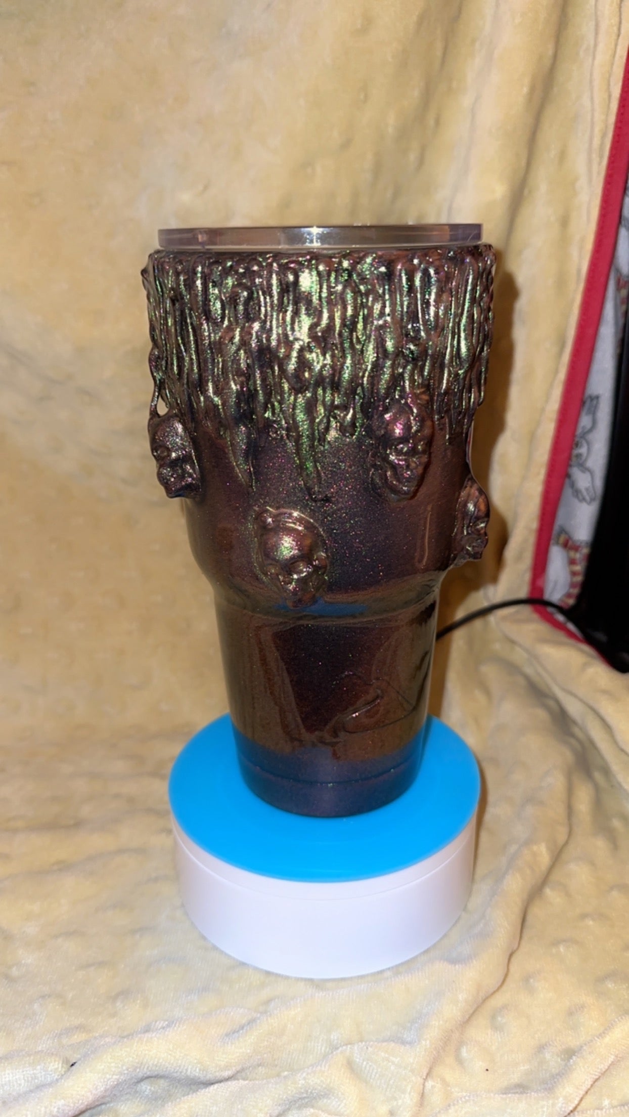 Custom three-demonical tumblers